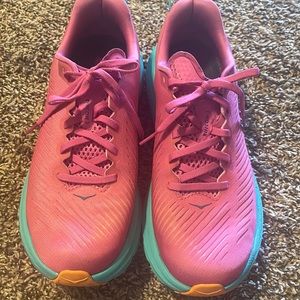 Hoka Rincon 3 Pink & Blue Size 8.5